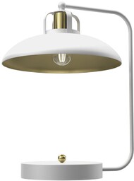 MILAGRO MLP7706 Lampka biurkowa Felix 1xE27 Biały/Złoty