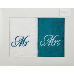 Komplet Ręczników Mr Mrs 2 2 szt. 70