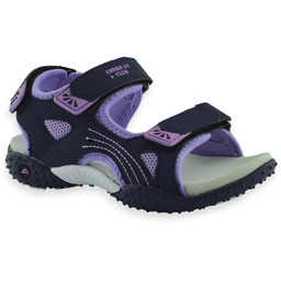 Sandały dla dziewczynki na rzep skórzana wkładka American