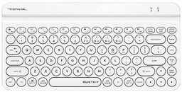 A4 Tech Klawiatura FStyler FBK30 biały 2.4GHz +