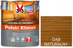 Lazura V33 Polski Klimat 7 lat Dąb Naturalny