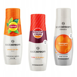 3 koncentraty Sodastream Lipton Ice Tea Peach +