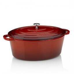 KELA-Brytfanna żeliwna +pokr.9,3 l czerwona Calido