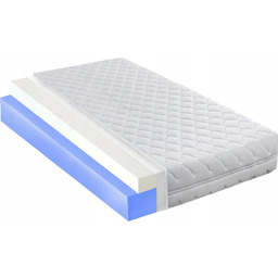 Materac piankowy 110x200 visco 5cm antyalergiczny H4 21cm