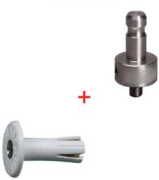 Goecke Kołek 30 mm z adapterem z trzpieniem