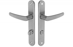 Klamka drzwiowa NADIA długi szyld 30x215 72 WC