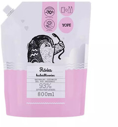Yope, żel pod prysznic, Róża i Kadzidłowiec, 800ml,