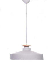NOWOCZESNA LAMPA WISZĄCA BIAŁA LUDOR