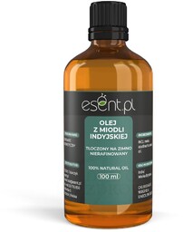 Olej z Miodli Indyjskiej Neem, Nierafinowany, Esent, 100ml