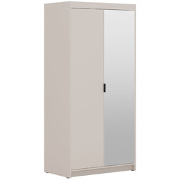 Szafa Elena 2D1L z lustrem Beż Piaskowy