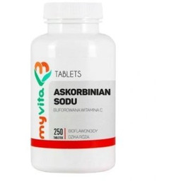 MyVita Askorbinian sodu, 250 tabletek