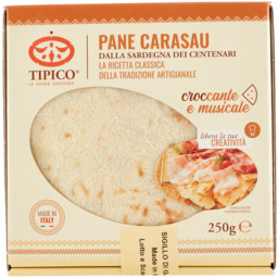 TIPICO Pane CARASAU prodotto in Sardegna klasyczny chleb
