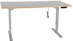 Stół warsztatowy, biurowy, elektrycznie regulowany - 1600 mm,