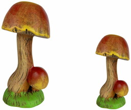 Figurka ogrodowa dekoracyjna grzyb podwójny 34x18x18cm polskiej produkcji