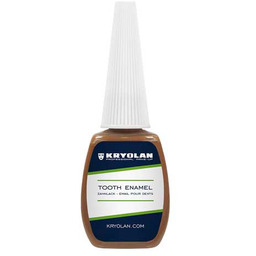 Kryolan Tooth Enamel, lakier do zębów, 12ml, Brown