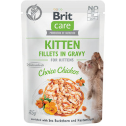 Brit Care Cat Fillets In Gravy Kitten Kurczak