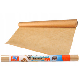 Papier do pieczenia 6 m Ravi, brązowy