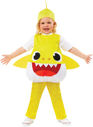 Kostium Baby Shark żółty dla dziecka
