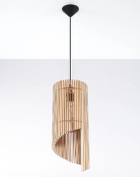 Sollux LAMPA wisząca ALEXIA SL.0640 drewniana OPRAWA ekologiczny