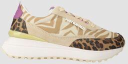 JUST CAVALLI Beżowe sneakersy Fondo Karina Dis