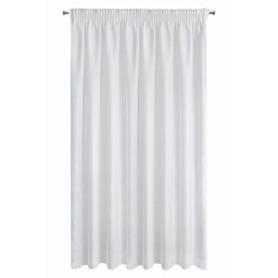 Eurofirany Firana 400x250 Rebecca biała o strukturze drobnego