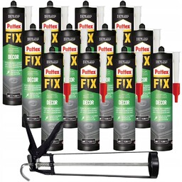 Klej montażowy PATTEX Fix Decor, 12 szt -