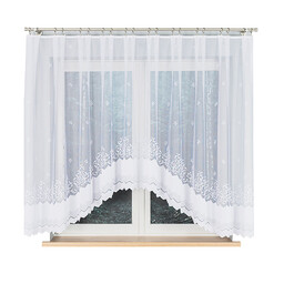 Markizeta Firana żakardowa gotowa 350x160 001 biała Genowefa