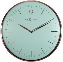 Nextime Zegar ścienny (turkusowy) Glamour