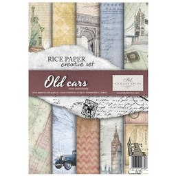 Zestaw kreatywny ITD RS013 Stare samochody