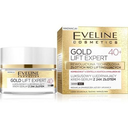 Eveline Gold Lift Expert 40+ luksusowy ujędrniający krem-serum