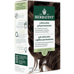 Herbatint Trwały żel do farbowania włosów 5D jasnobrązowo-złoty