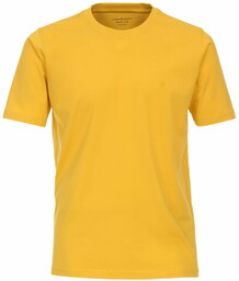 Duży T-shirt Gładki Cytrynowy CASAMODA