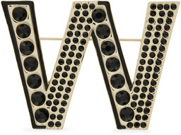 Broszka Weekend Max Mara Carella 2515751104650 Czarny
