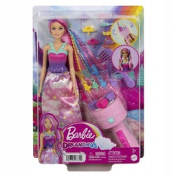 Lalka Barbie Dreamtopia Księżniczka Zakręcone Pasemka