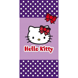 Gigant Ręcznik Hello Kitty Bawełna Oryginał 75x150