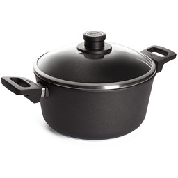 Woll Nowo garnek tytanowy ze szklaną pokrywką