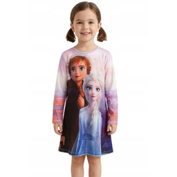 Sukienka Desigual dziewczęca z nadrukiem Frozen Elsa &