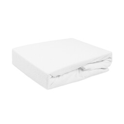 Darymex Prześcieradło frotte z gumką 70x140 001 białe