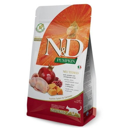 Farmina N&D Pumpkin Neutered sucha karma z przepiórką