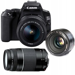 Zestaw Canon 250D 18-55 DC III 50MM 1.8