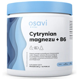 Osavi Vital Cytrynian magnezu + B6 Proszek, 250