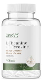 OstroVit L-Theanine + L-Tyrosine VEGE - 90 kapsułek