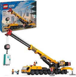 LEGO City Żółty ruchomy żuraw, dźwig, zabawka