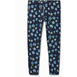 Długie legginsy w kwiaty