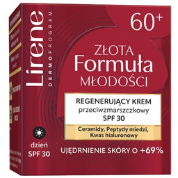 Lirene Złota Formuła Młodości 60+ Regenerujący Krem Przeciwzmarszczkowy