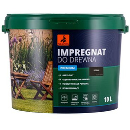 Impregnat akrylowy do drewna PREMIUM 10 l heban