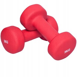 2x3 kg hantle gimnastyczne winylowe