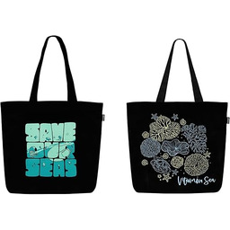 Eco Right Damen Canvas Tasche, Shopper Groß, Strandtasche