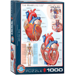 Eurographics, puzzle, The Heart, 1000 el.