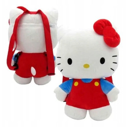 Hello Kitty Oryginał Pluszowy plecak 35cm